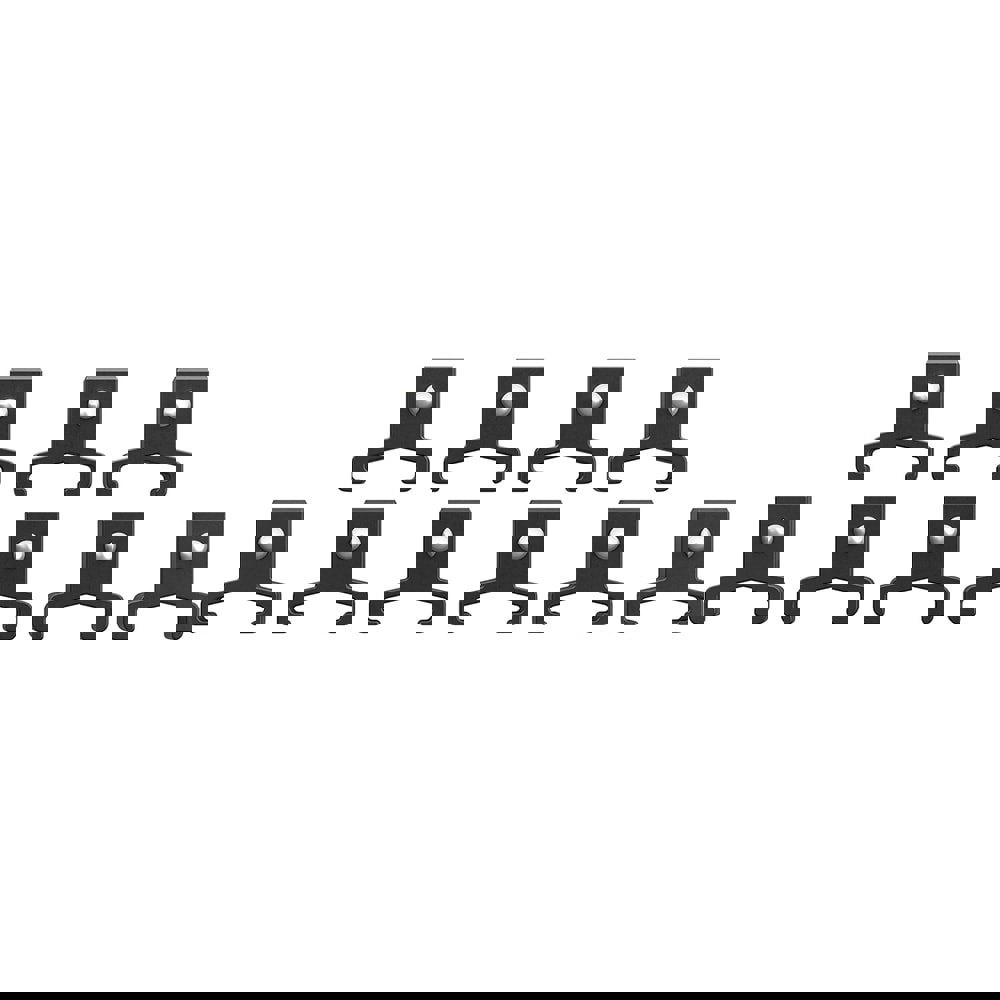 Socket Holders & Trays; Type: Clip Rail ; Number Of Sockets Held: 10